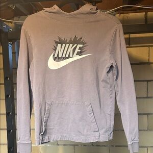 Nike Boys Grey Hoodie Sweater